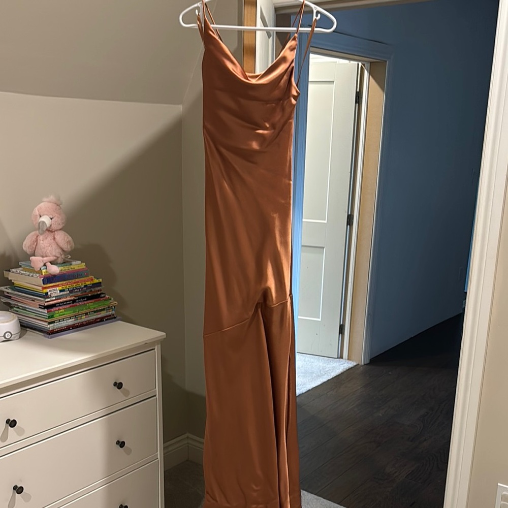 Revelry Copper Maxi Dress